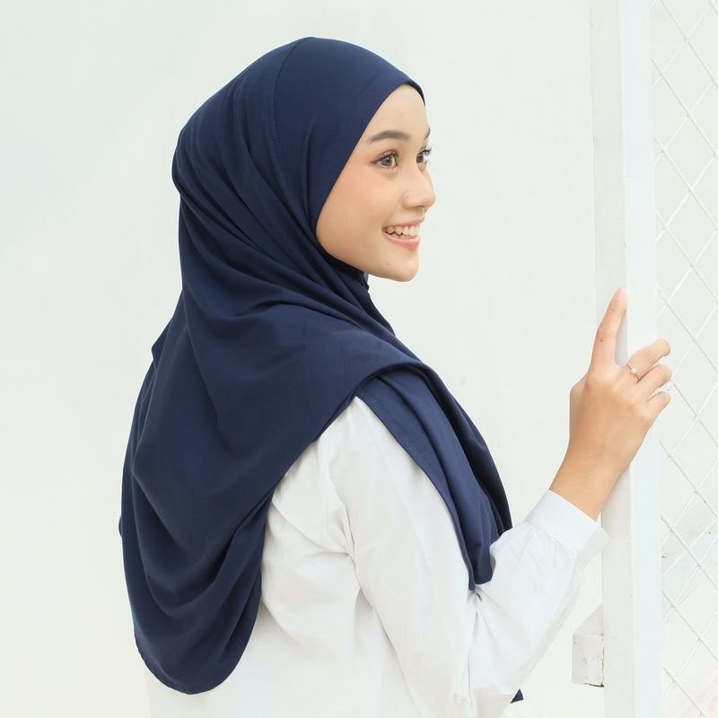 Taqira Instan (Hijab Instan Rayon) Navy