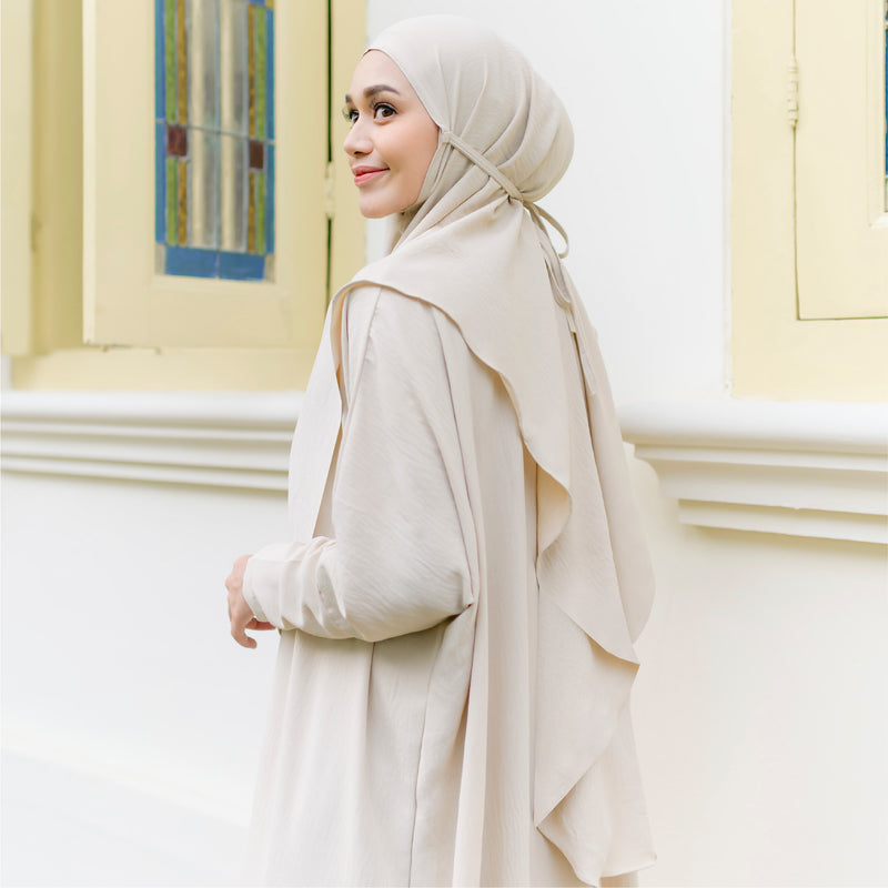 Hafsha Abaya Set Ivory