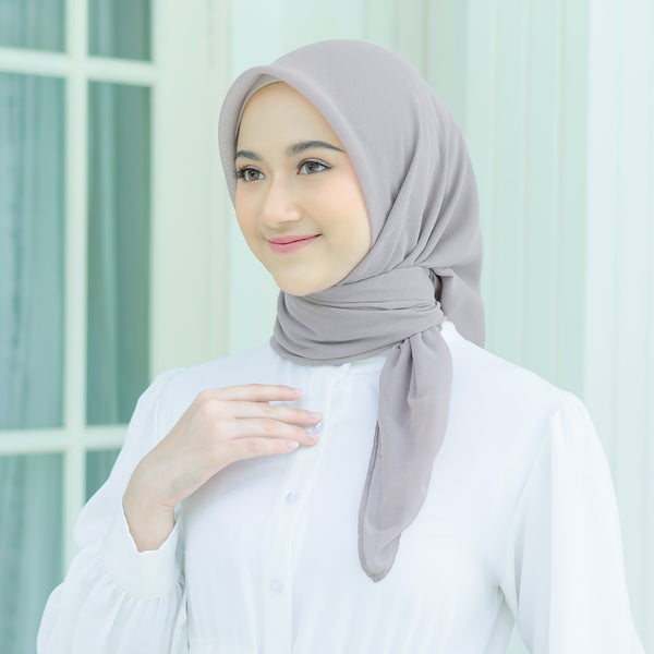 Seza Square (Hijab Paris Premium) Dove Grey