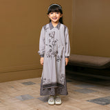 Linea Dress Kids Sarimbit Moon Grey 3-5 Th
