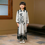 Linea Dress Kids Lozy x Lesti Sarimbit Cream 3-5 Th