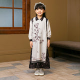 Linea Dress Kids Lozy x Lesti Sarimbit  Almond Berry 3-5 Th