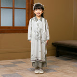 Linea Dress Kids Lozy x Lesti Sarimbit Dessert Sage 3-5 Th