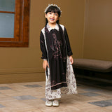 Linea Dress Kids Lozy x Lesti Sarimbit Rich Plum 3-5 Th