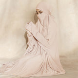 Shameera Prayer Set Series 2 in Nude Cream (Lozy x Hamidah)