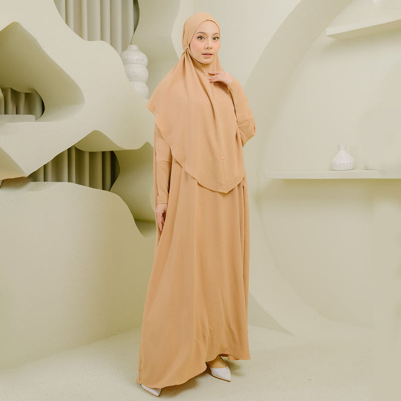 Hafsha Abaya Set Caramel