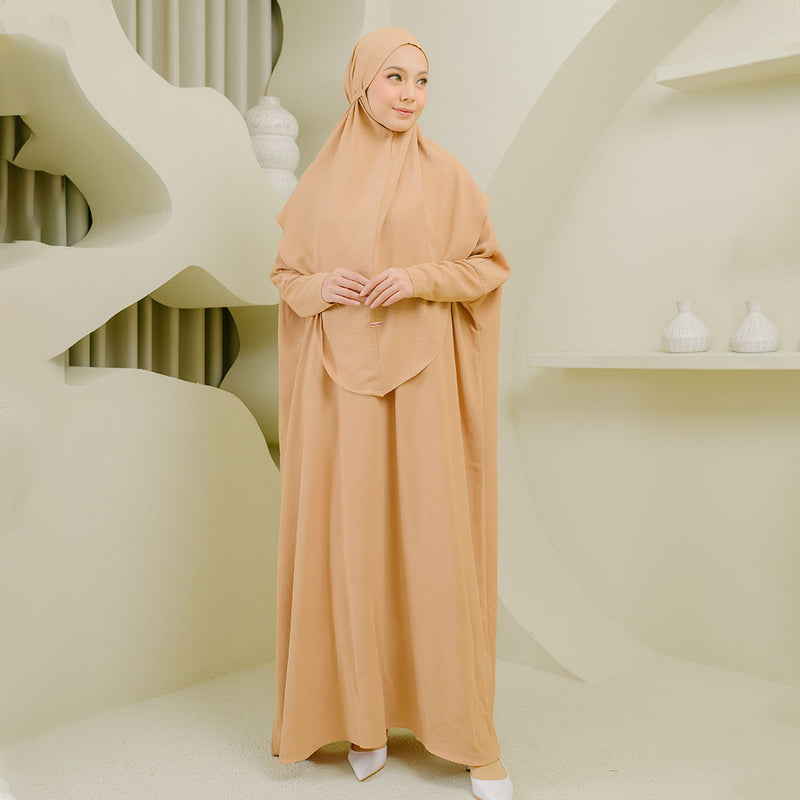 Hafsha Abaya Set Caramel