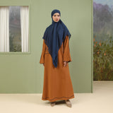 Lozy Hijab - Nara Embroidery Abaya (Abaya Dress Bordir Bahan Katun Linen Haji dan Umrah)