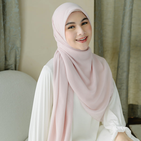 Mima Square Syari (Hijab Segiempat Syari) Blush