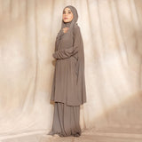 Shameera Prayer Set Series 2 in Brown Muffin (Lozy x Hamidah)