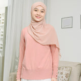 Michi Knit (Knit Shirt) Atasan Tangan Panjang Wanita Knitwear