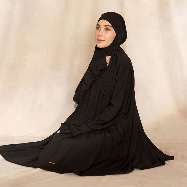 Shameera Prayer Set Series 2 in Black (Lozy x Hamidah)