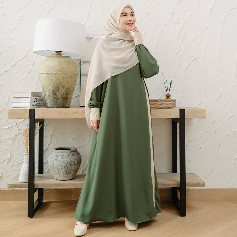 Pre Order Saraya Abaya Army