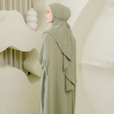 Hafsha Abaya Set Soft Army