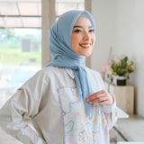 Mima Square (Hijab Segiempat Segi empat Bahan Katun)