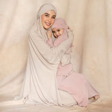 Shameera Prayer Set Series 2 in Cream Almond (Lozy x Hamidah)