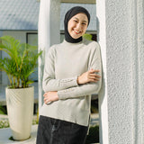 Michi Knit (Knit Shirt) Atasan Tangan Panjang Wanita Knitwear