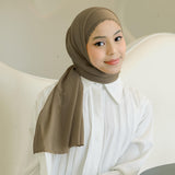 Daira Classic Shawl (Pashmina Emboridery Bordir Lubang) Kerudung Pashmina Muslim  Wanita