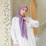 Mima Square (Hijab Segiempat Segi empat Bahan Katun)