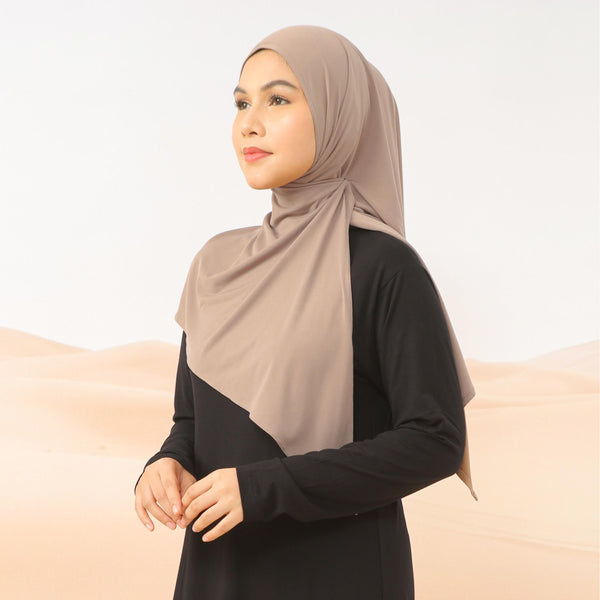 Naima Instan Jersey Milo (Hijab Instan Segitiga Bahan Jersey)