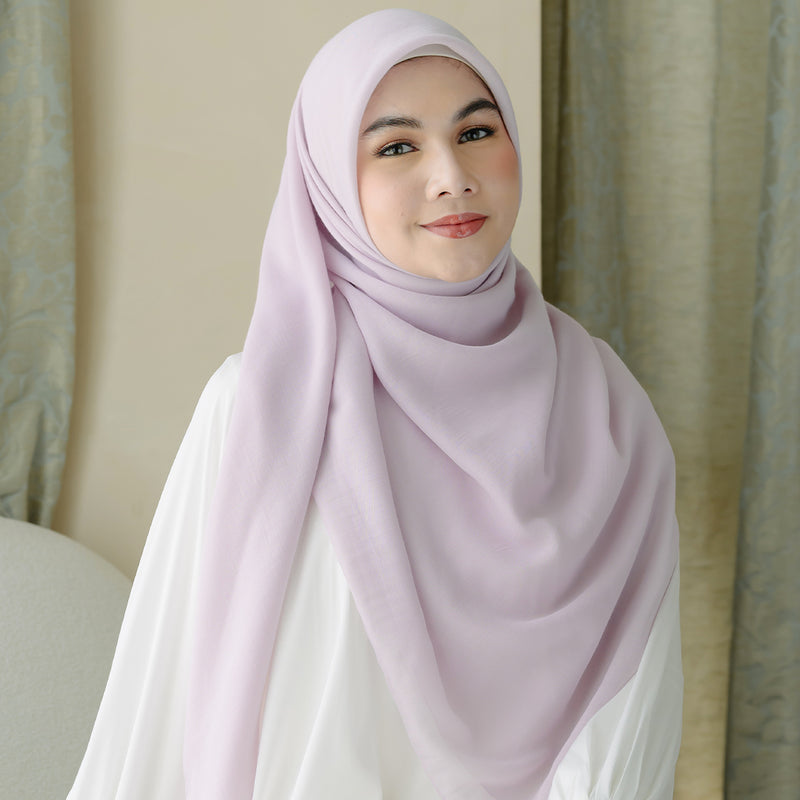Mima Square Syari (Hijab Segiempat Syari) Soft Purple