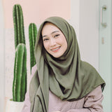 Mima Square (Hijab Segiempat Segi empat Bahan Katun)