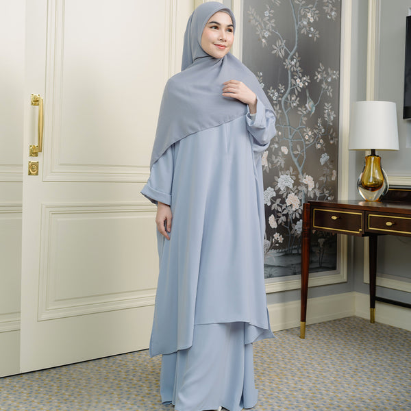 Haifa Tunik Set Baby Blue