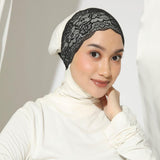 Lace Inner Bandana Ciput Renda Black