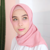 Mima Square (Hijab Segiempat Segi empat Bahan Katun)