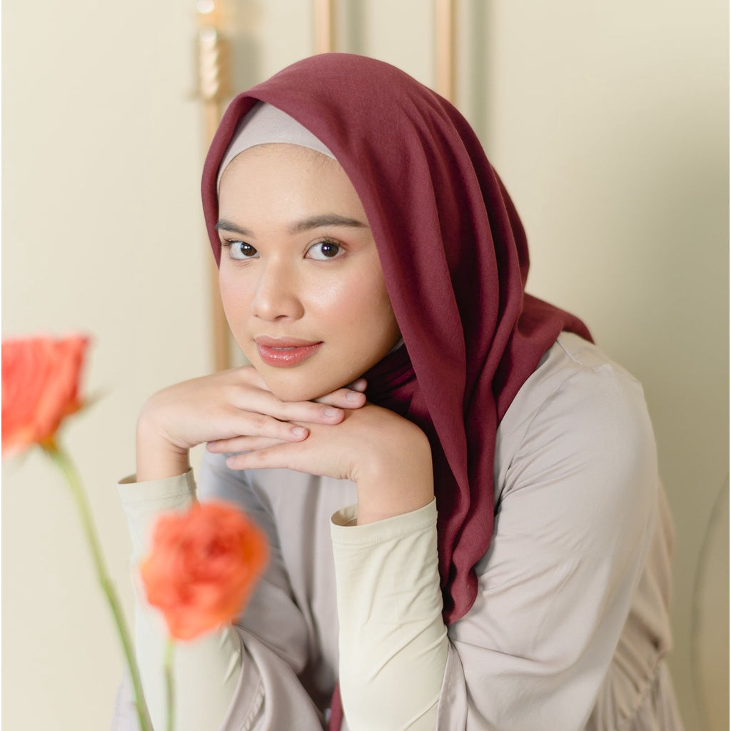 Mima Square ( Hijab Segiempat Katun )