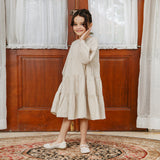 Hafa Sarimbit Series Dress Kids 5-6Th Cream (Lozy x Hamidah)