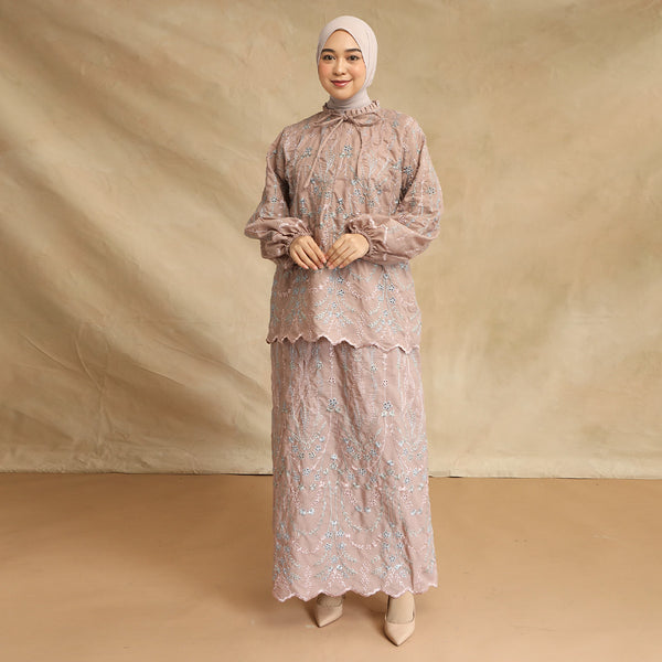 Floure Embroidery Set Old Rose L-XL Series 6