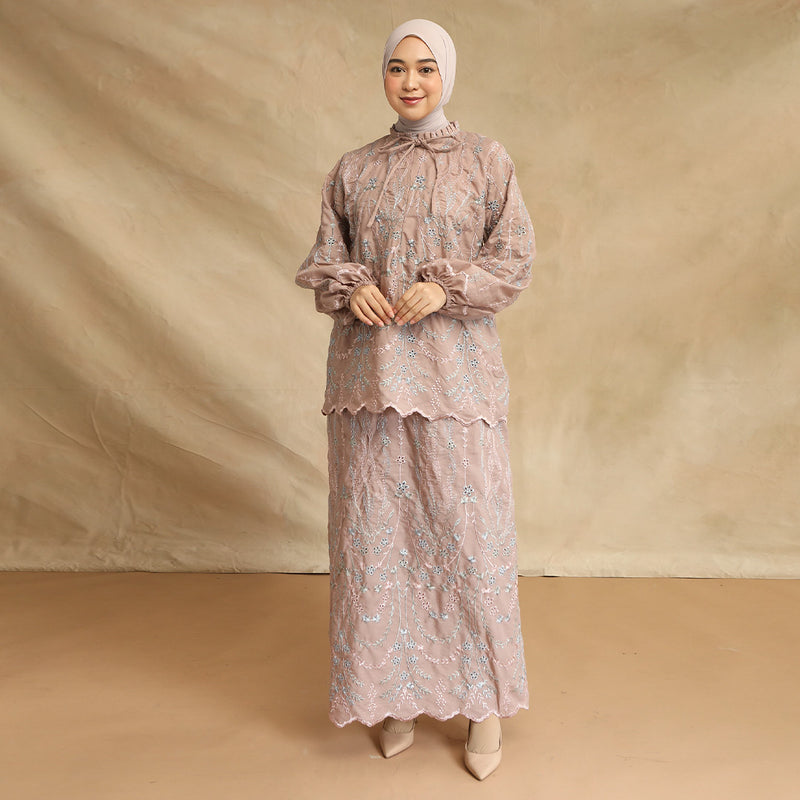 Floure Embroidery Set Old Rose L-XL Series 6