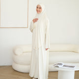 Saira Abaya Set Broken White