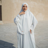 Pre Order Hasna Abaya Set Broken White