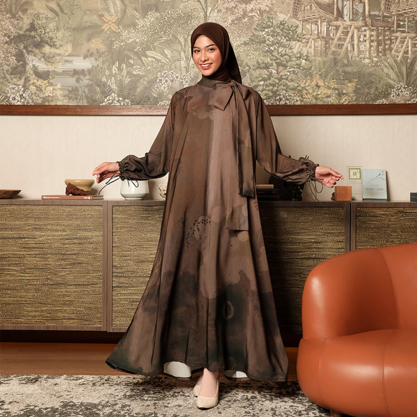 Sefira Sarimbit Series Dress Dewasa Wood Brown L-XL