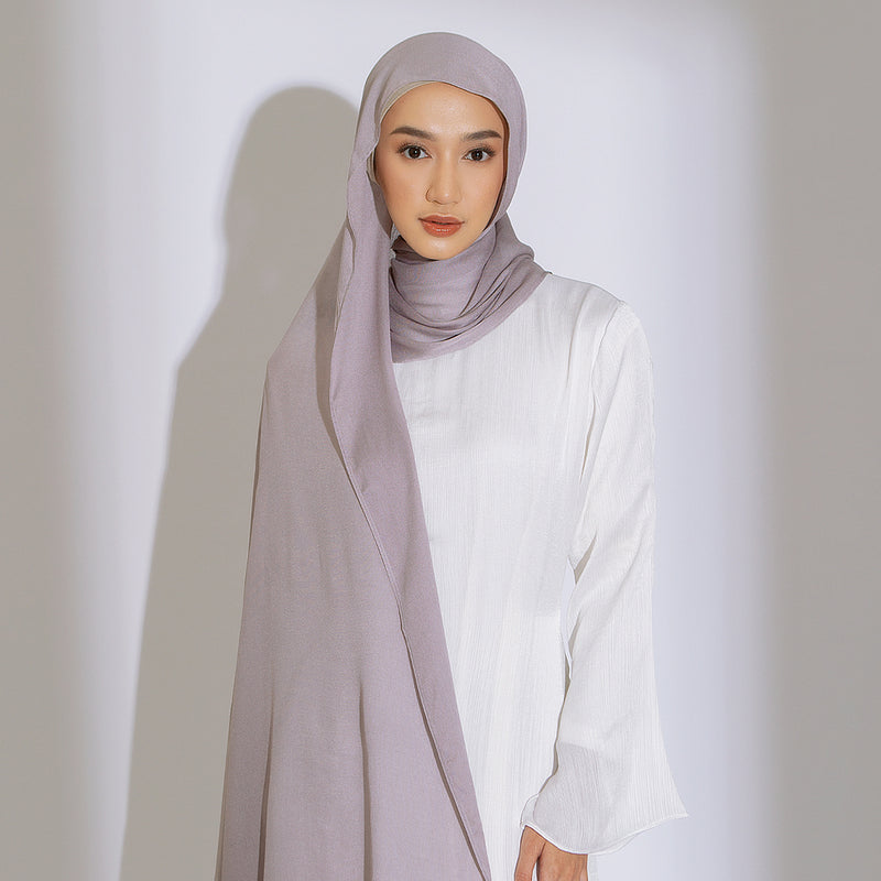 Nour Shawl Grey Cream