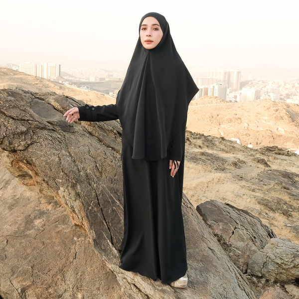 Haza Abaya Set Black