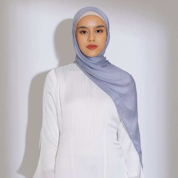 Pre Order Pashmina Viscose Nour Shawl Lozy x Lesti Soft Blue