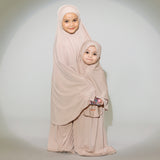 Shameera Prayer Set Kids Series 2 in Cream 1-2 Tahun (Lozy x Hamidah)