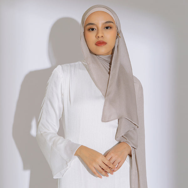 Pre Order Pashmina Viscose Nour Shawl Lozy x Lesti Grey Griss