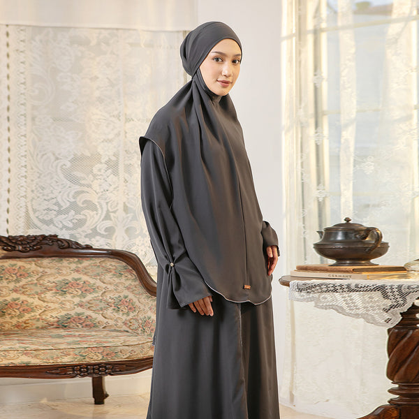 Balqis Abaya Lozy X Cut Syifa Moonlight XL