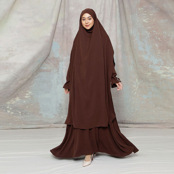 Alina Abaya Lozy x Cut Syifa Mahogany S