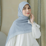 Mima Square Syari (Hijab Segiempat Syari) Soft Blue Grey