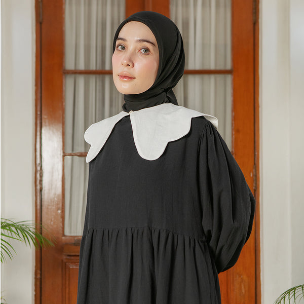 Hafa Sarimbit Series Dress Ibu Black (Lozy x Hamidah)