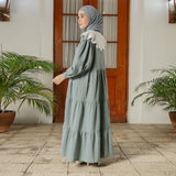 Hafa Sarimbit Series Dress Ibu Blue Grey (Lozy x Hamidah)