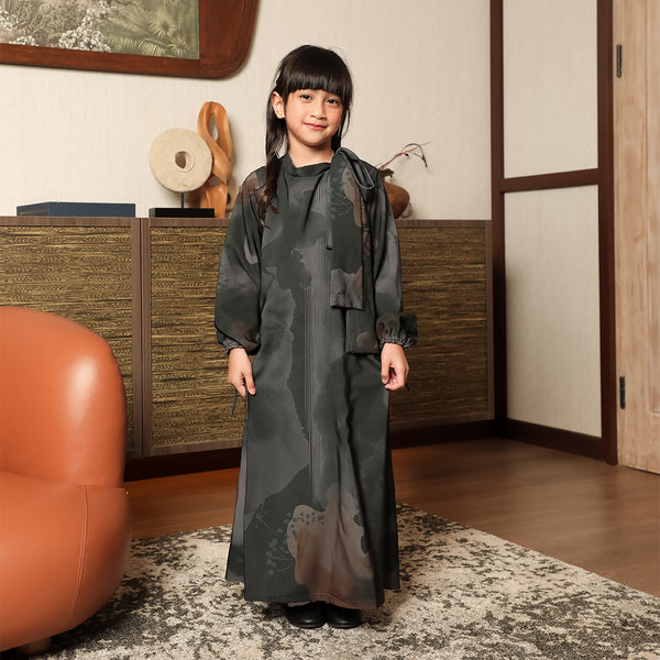 Sefira Sarimbit Series Dress Kids Ash Black 6-8Th