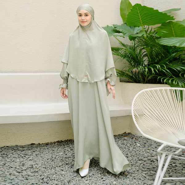 Hanida Abaya Set Sage