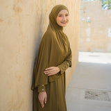 Hafisa Abaya Set Olive