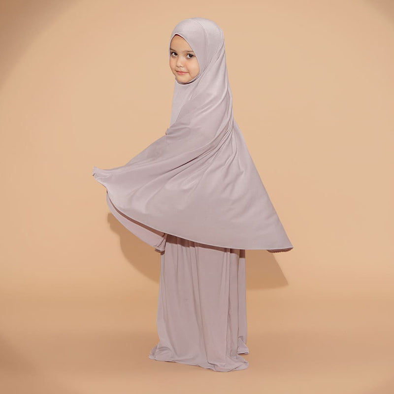 Shameera Prayer Set Kids Series 2 in Lilac 1-2 Tahun (Lozy x Hamidah)